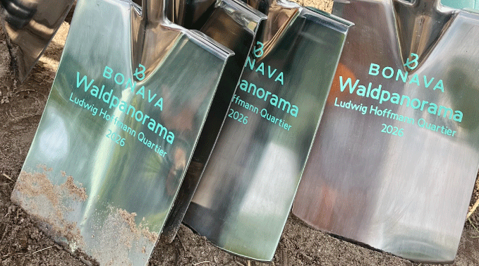 Spatenstich für das Waldpanorama in Berlin-Buch